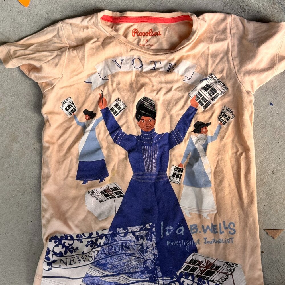 Trailblazer Series- Ida B Wells, Piccolina Size 8, SHORT Sleeve